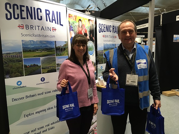 Scenic Rail stand at Excursions show