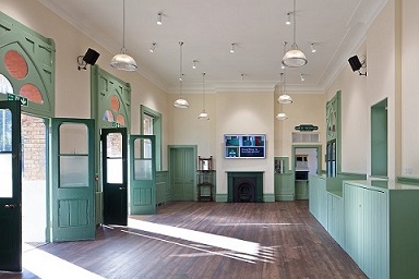 booking hall after restoration