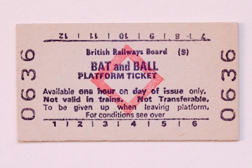 old rail ticket